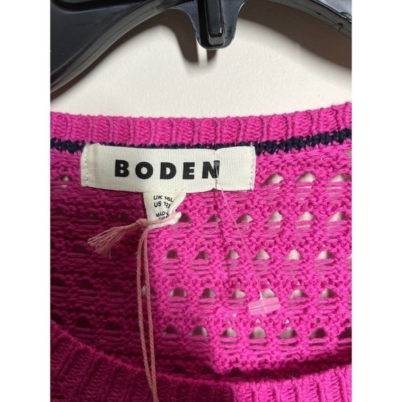 Crochet Knit Dress Rose Violet - Picture 5 of 6